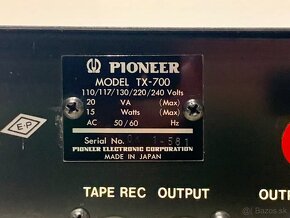 PIONEER TX-700 …. FM/AM Stereo Tuner  (r.v. 1969) - 8