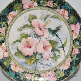 Royal Doulton - porcelánové taniere - Kolibríky - 8