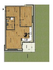 Predaj 2-izb. bytu s predzáhradkou 96m2 , Nová Tehelňa, Sene - 8