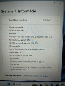 Dell Latitude 5400/i5 8365U/32GB RAM/512GB SSD/Windows 11 - 8