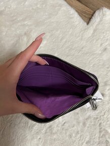 Calvin Klein fialová veľká peňaženka - 8