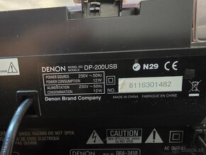 DENON DP-200USB gramofón s USB nahrávaním - 8