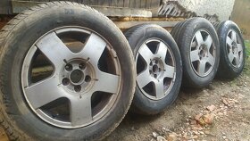 Disky VW 6Jx15H2 ET38+pneumatiky Matador  zima 195/65R15 - 8