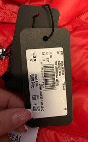 Armani Exchange bunda S červená real down - 8