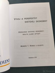 Matematika, Vývoj a perspektívy svetovej ekonomiky - 8