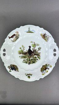 Poľovnícka koláčová súprava, poľovnícky porcelán, MZ - 8