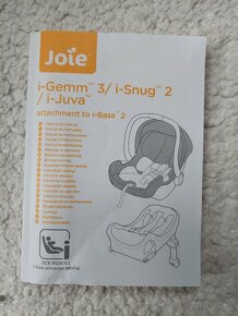 Autosedačka vajíčko JOIE i-Gemm 3 aj so základňou Isofix - 8