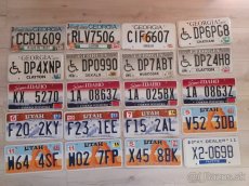 Americké SPZ Licence plate  originál použité stare znacky - 8