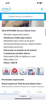 Rucny naparovac tefal access steam - 8