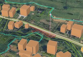 Korňa - 261 m2 pozemok na GARÁŽ / ODSTAVNÚ PLOCHU v obci - 8