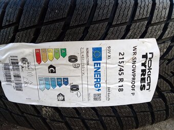 215/45 R18 zimné pneumatiky Nokian 4ks - 8