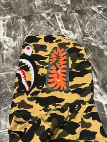 Bape Shark Hoodie Mikina Žltá - 8