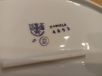 karlovarsky porcelan, jedalenska suprava Daniela 4592 - 8