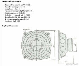 TESLA TVM ARN 5618...8ohmové - 8