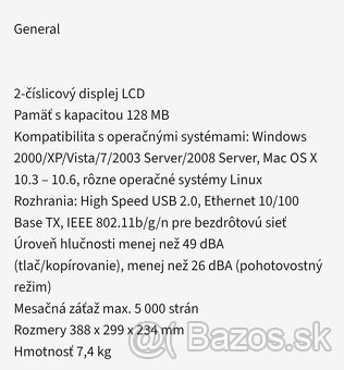 Laserová čiernobiela tlačiareň so skenerom Samsung SCX-3205 - 8