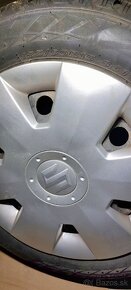 Suzuki swift 185/60r15 zimné pneumatiky na diskoch - 8