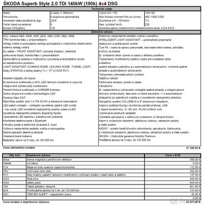 Škoda Superb 2.0 TDI 190k 4x4 Style DSG EU6 - 8