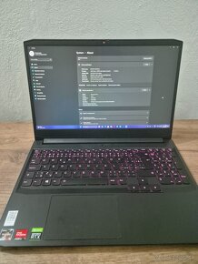 herný notebook - LENOVO IDEAPAD GAMING 3 s RTX 3050Ti - 8