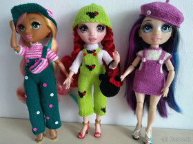 Kožuchy šaty pre bábiky Rainbow high barbie čiapky - 8
