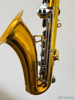 Predám B Tenor Saxofón Super Classic Amati Kraslice- zlatý - - 8