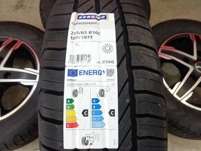 Ford Transit Custom letna sada kolies 215/65R16C - 8