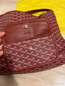 Goyard kabelka Bohéme Hobo - burgundy (GO2) - 8