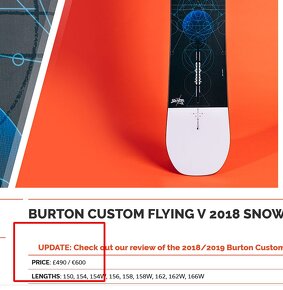 BURTON CUSTOM FLYING V 2018 158 - 8