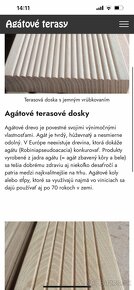 Agátove exteriérové drevo vrúbkovane s náterom 25m2 - 8