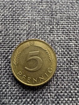 Nemecko - 5 Pfennig 3 ks, 2 Pfennig 2 ks, 1 Pfennig 3 ks - 8