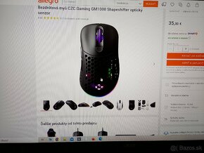 Gaming Shapeshifter, herní myš, bezdrátová bluetooth myš - 8