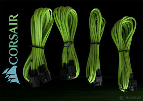 Corsair Professional Sleeved Cable Set Type 3 - green - 8