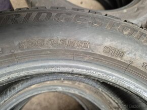 205/55 r16 zimné 4 ks BRIDGESTONE dezén 5,7-4,8 mm DOT2018 - 8