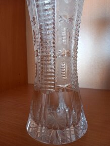 Staršia vysoká váza od Bohemia Crystal Cz - 30x11 cm - 8