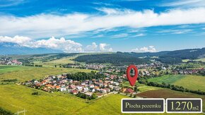 Stavebný pozemok, projekt rodinného bungalovu-Hôrka-Kišovce. - 8