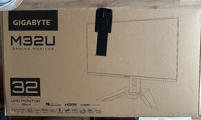 Predám herný monitor GIGABYTE M32U - 32" - 4K - 144hz - 8