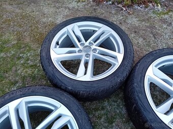 17" ALU 5x100 orig AUDI + zimné 215/45 r17 7mm - 8