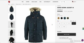 Nová páperová bunda Fjallraven Singi Down Jacket Mens M - 8