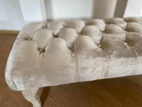 chesterfield bezova lavica 100cm - 8