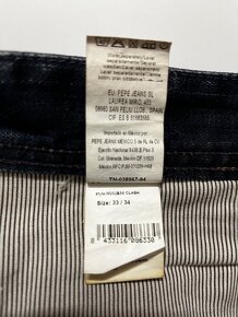 Pánske kvalitné džínsy PEPE JEANS - veľkosť 33/34 - 8