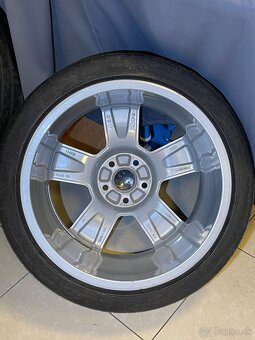 AUDI Alu disky 7.5Jx18H2 ET54,Michelin 225/40 R18+zimné pneu - 8