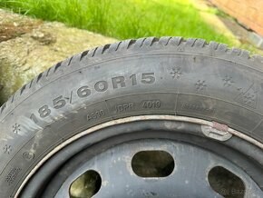 Zimné pneumatiky na diskoch - Dunlop 185/60 R15 - 8