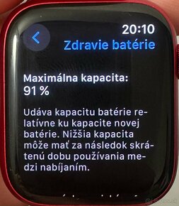 Apple Watch Series 8 45mm Product RED KOMPLET + ZÁRUKA - 8