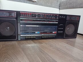 Sharp wf372H(BK) radiomagnitofon retro kazeťák - 8