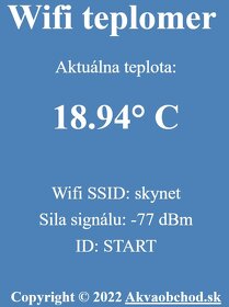 Wifi teplomer / vlhkomer s grafom a čidlom na kábli - 8