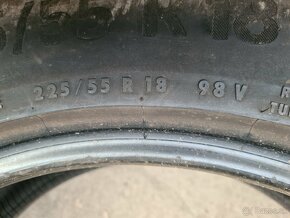 225/55r18 letné 4 ks CONTINENTAL dezén 6,1 - 5,5 mm - 8