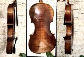 husle 4/4 model Stradivari ( orange-brown oil) - 8