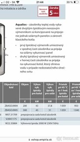 Zásobník vody na kotol+solar Geminox - 8