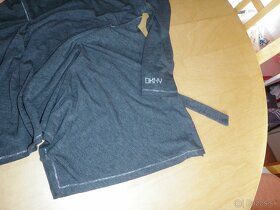 úpletové šede šaty zn. DKNY - vel. XXS - 8