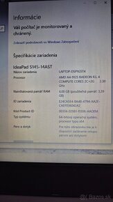 Lenovo IdeaPad S145-14AST 4 GB RAM128 GB SSD, sivý - 8