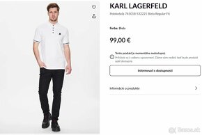 Pánska polokošeľa - Karl Lagerfeld - XXL - 8
